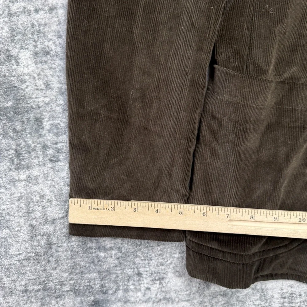 Banana Republic Blazer Jacket Mens 42R Slim‎ Brown Corduroy Unstructured Profilo
